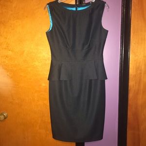 Tahari peplum pencil dress